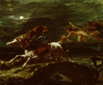 そこにオシャンター 作： Ferdinand Victor Eugene Delacroix